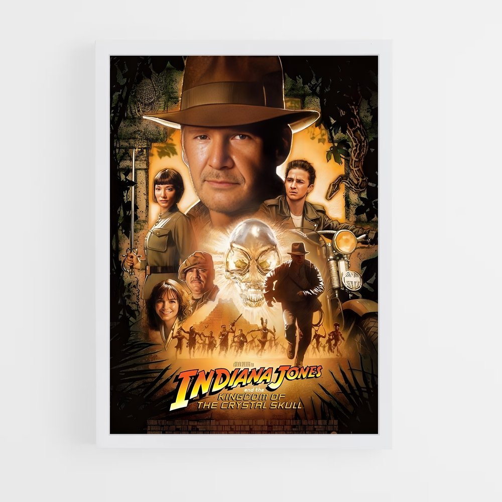 indiana-jones-3 cadre Blanc