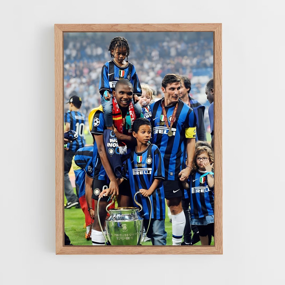 inter-milan-2 cadre Bois clair