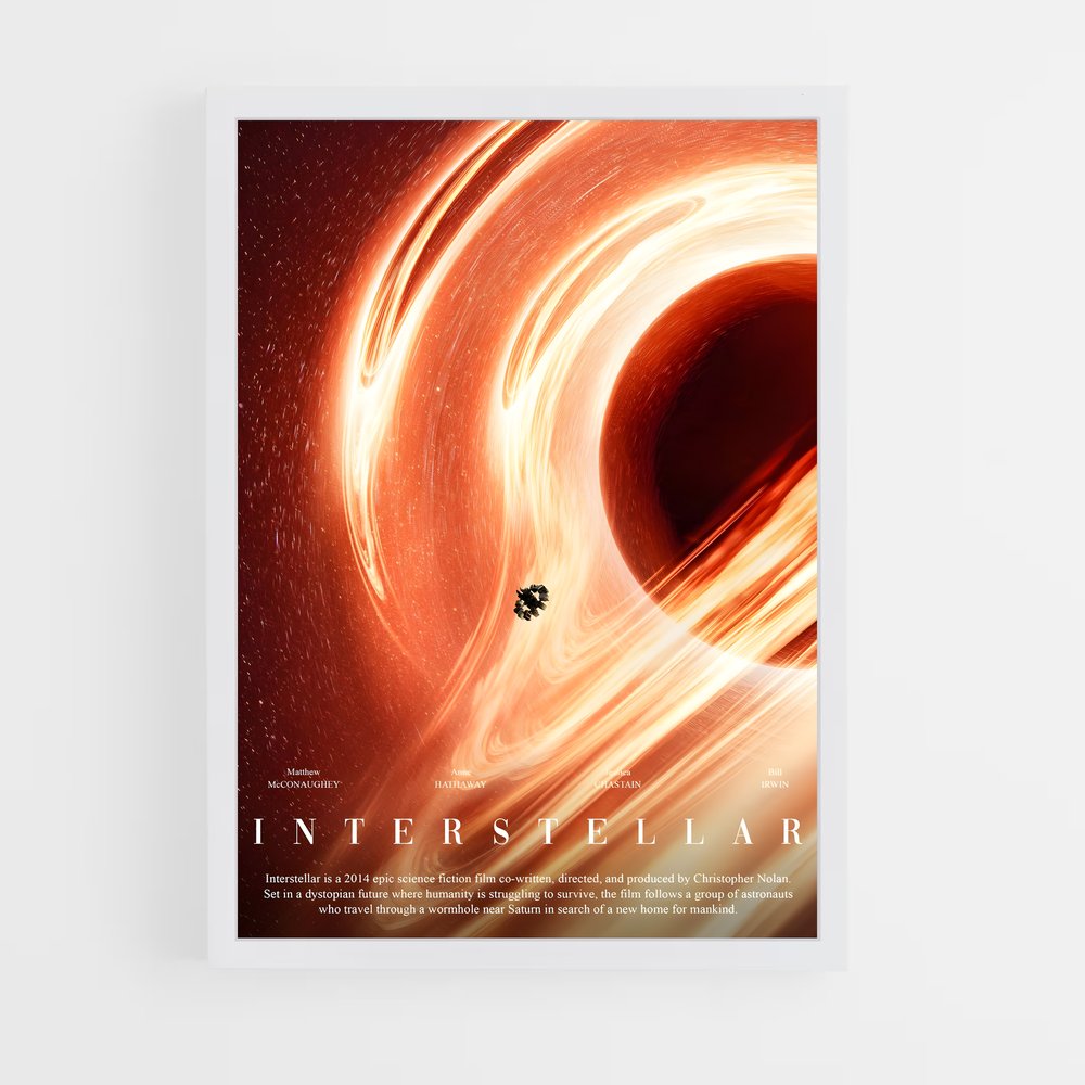 interstellar-20 cadre Blanc
