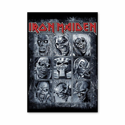 Poster Iron Maiden-Alben