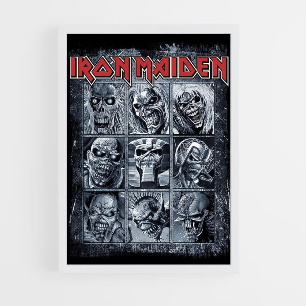 Poster Iron Maiden-Alben