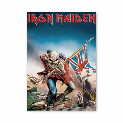 Poster Iron Maiden Englische Flagge