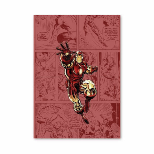 Poster Iron Man Comics