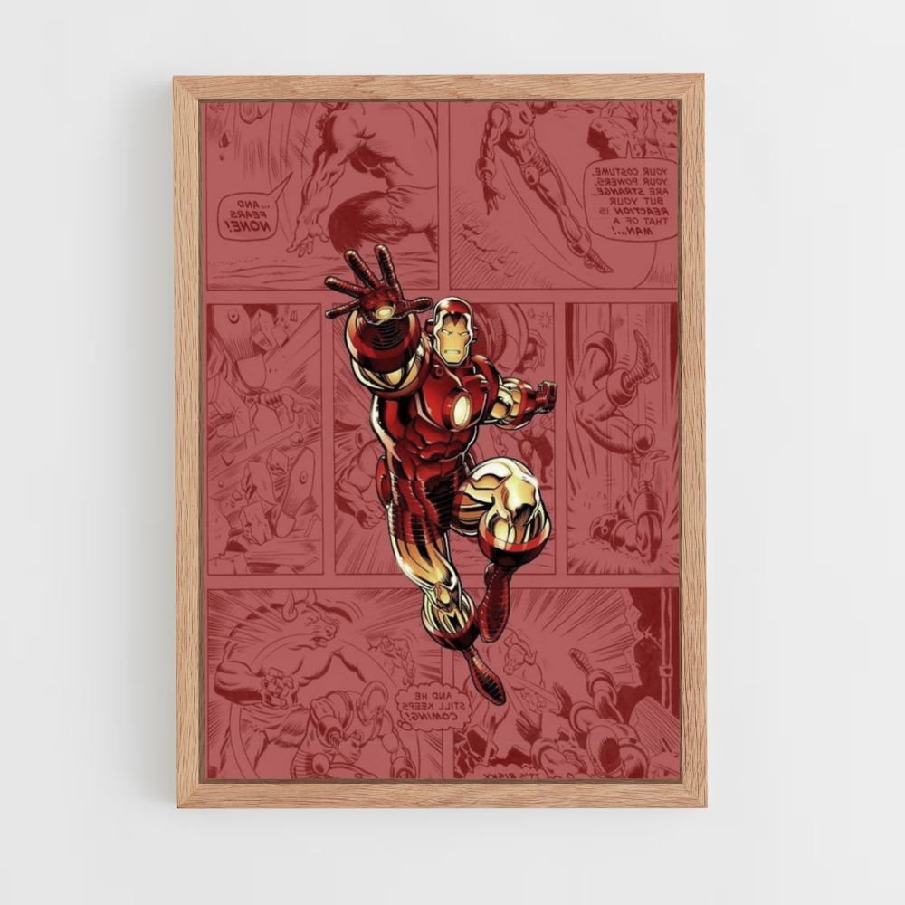 Poster Iron Man Comics