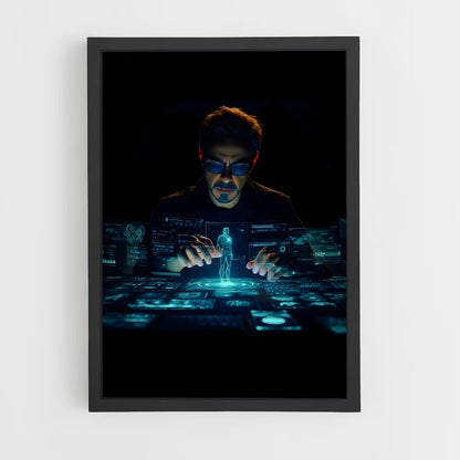 iron-man-12 cadre Noir