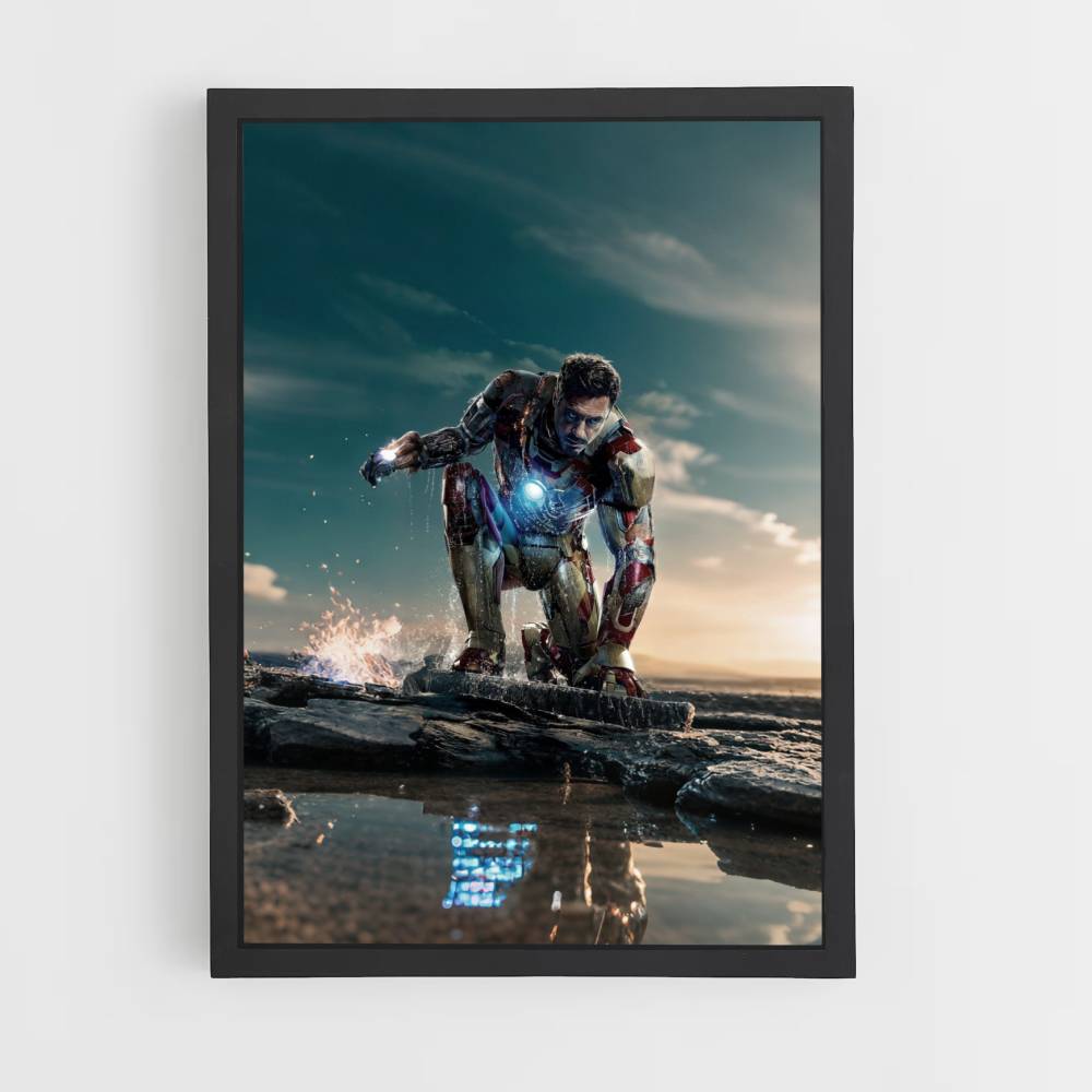 Poster Iron Man Landung