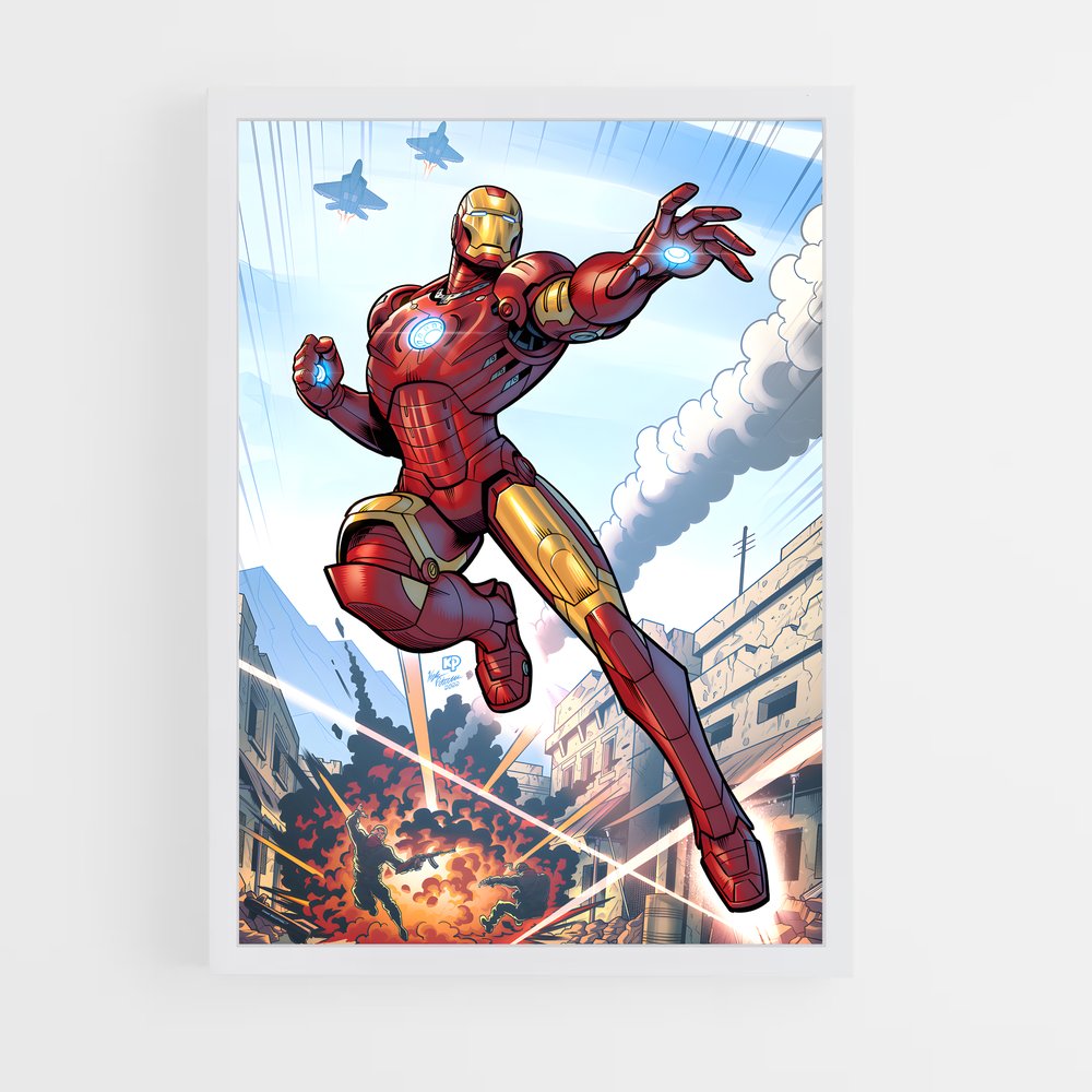 iron-man-3 cadre Blanc