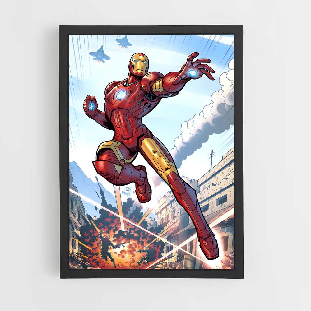 iron-man-3 cadre Noir