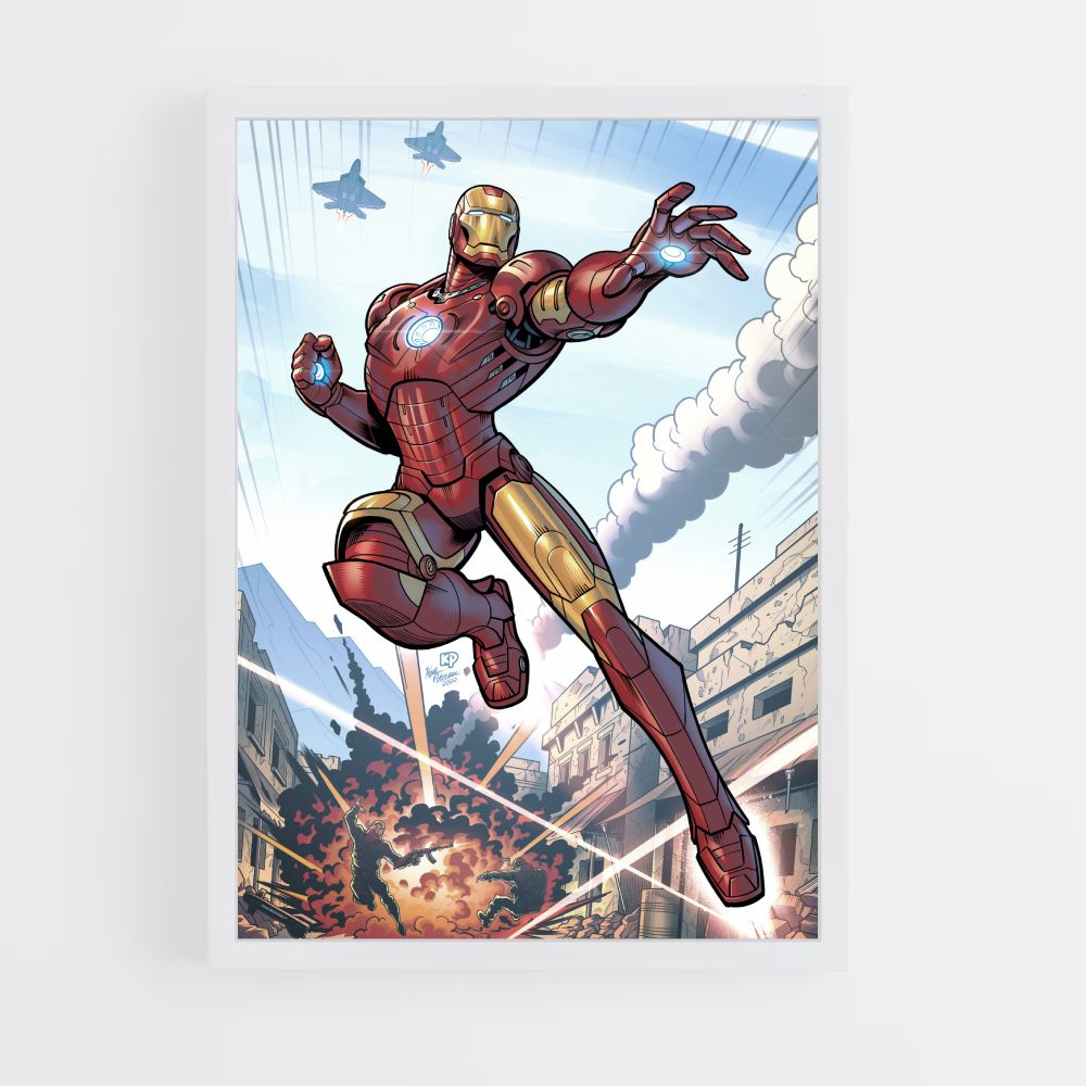 Poster Iron Man Comics