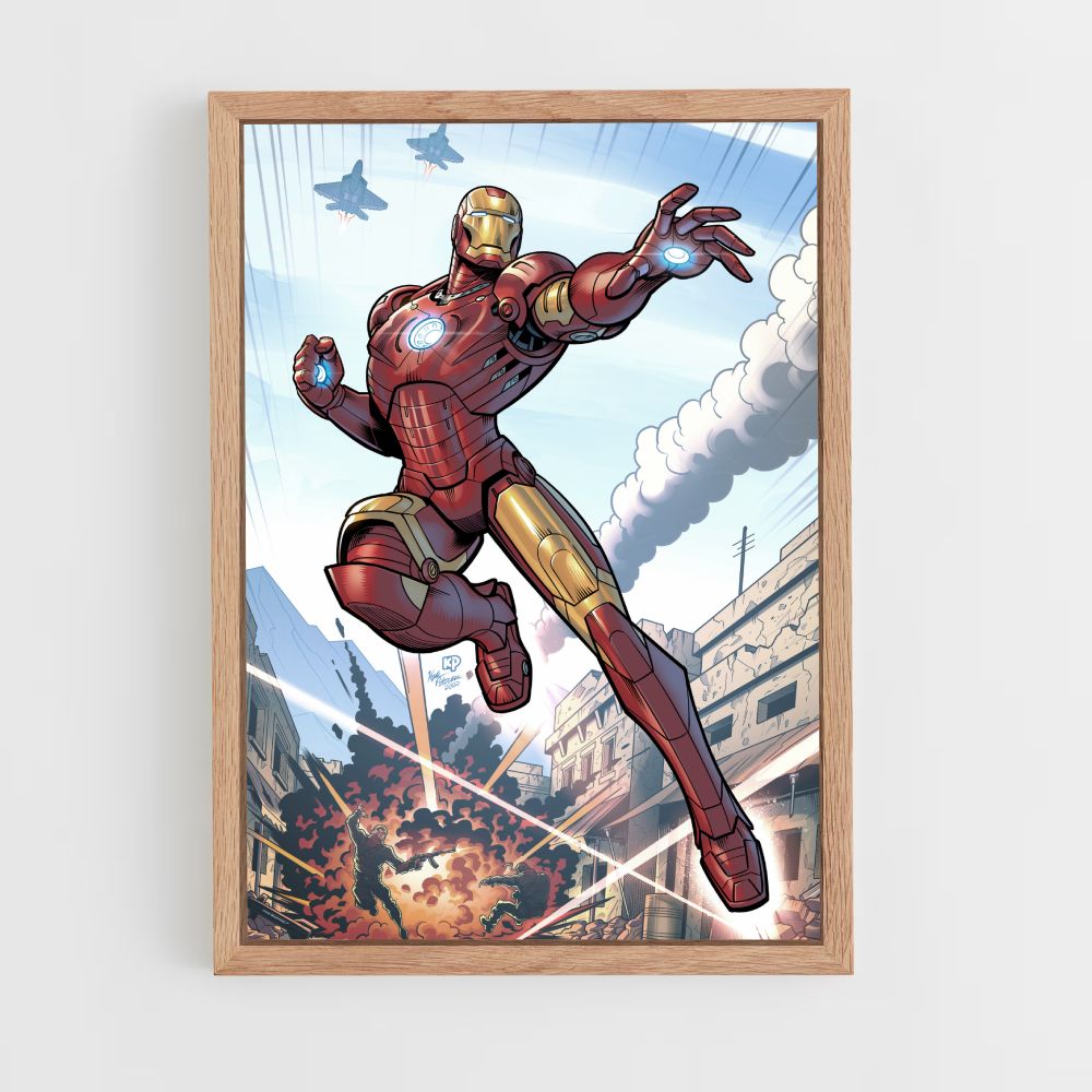 Poster Iron Man Comics