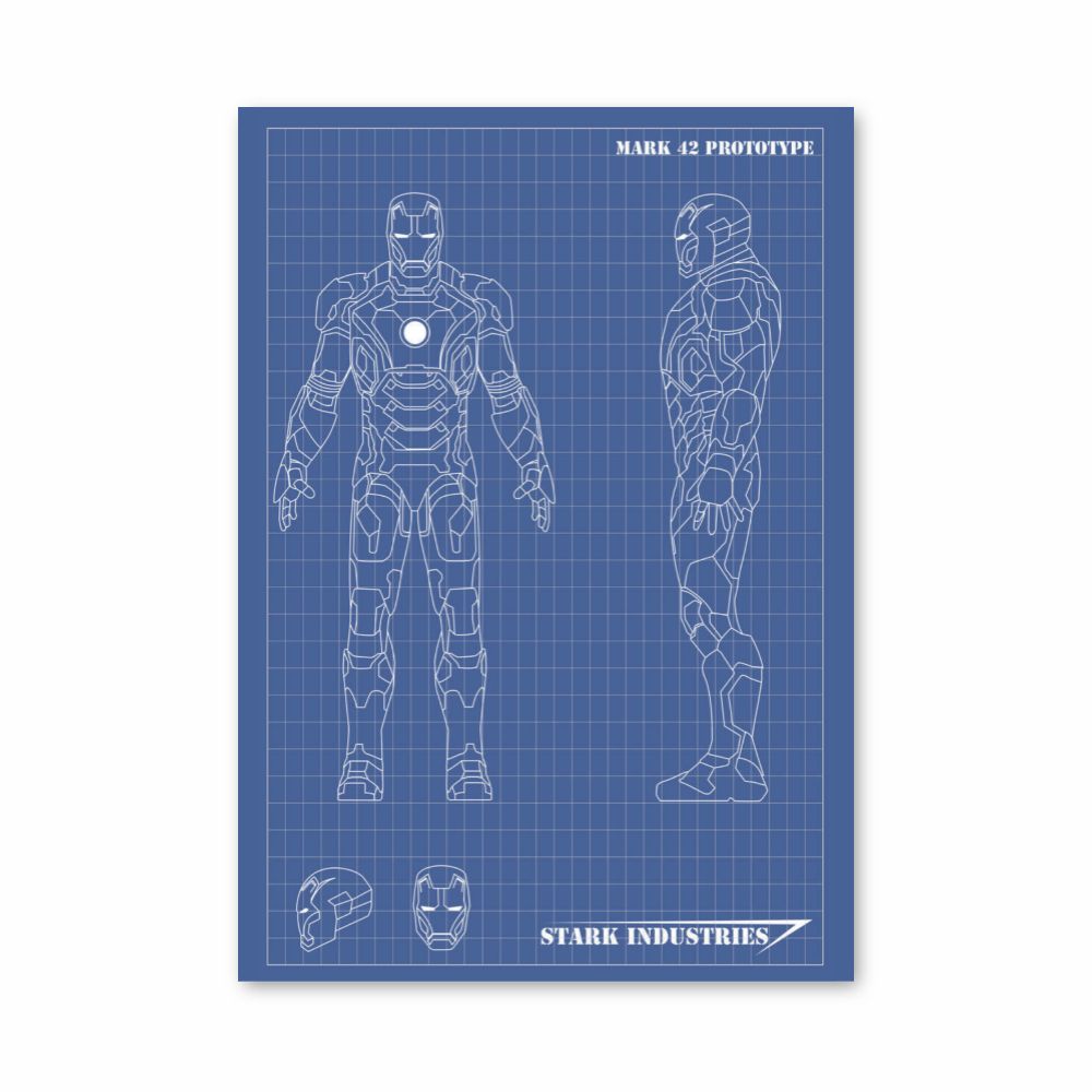 Poster Iron Man Mark 42