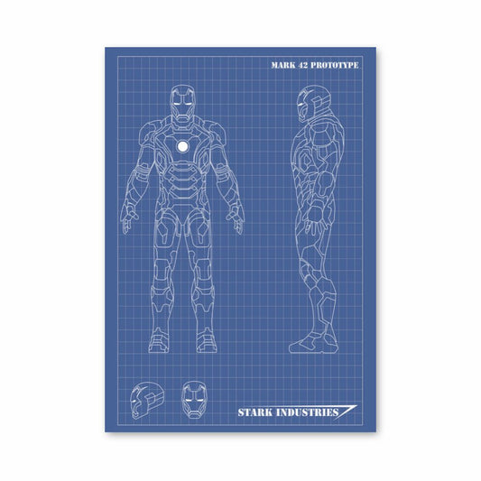 Poster Iron Man Mark 42