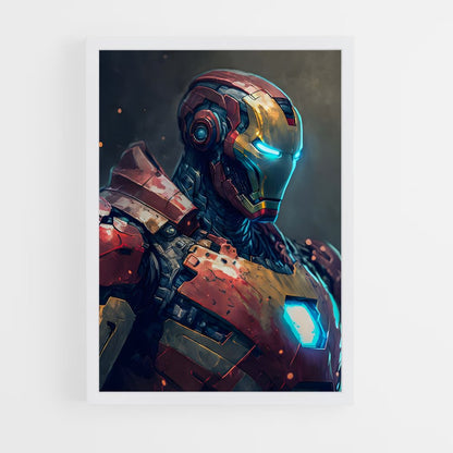 iron-man-7 cadre Blanc