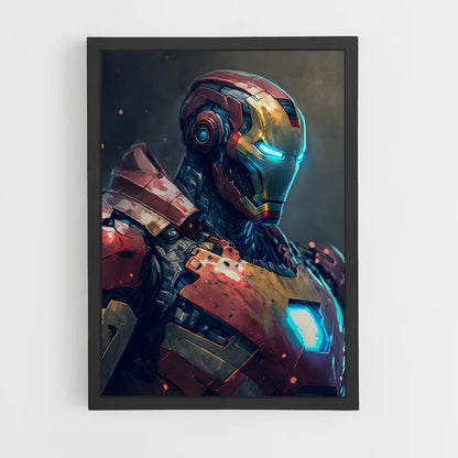 iron-man-7 cadre Noir