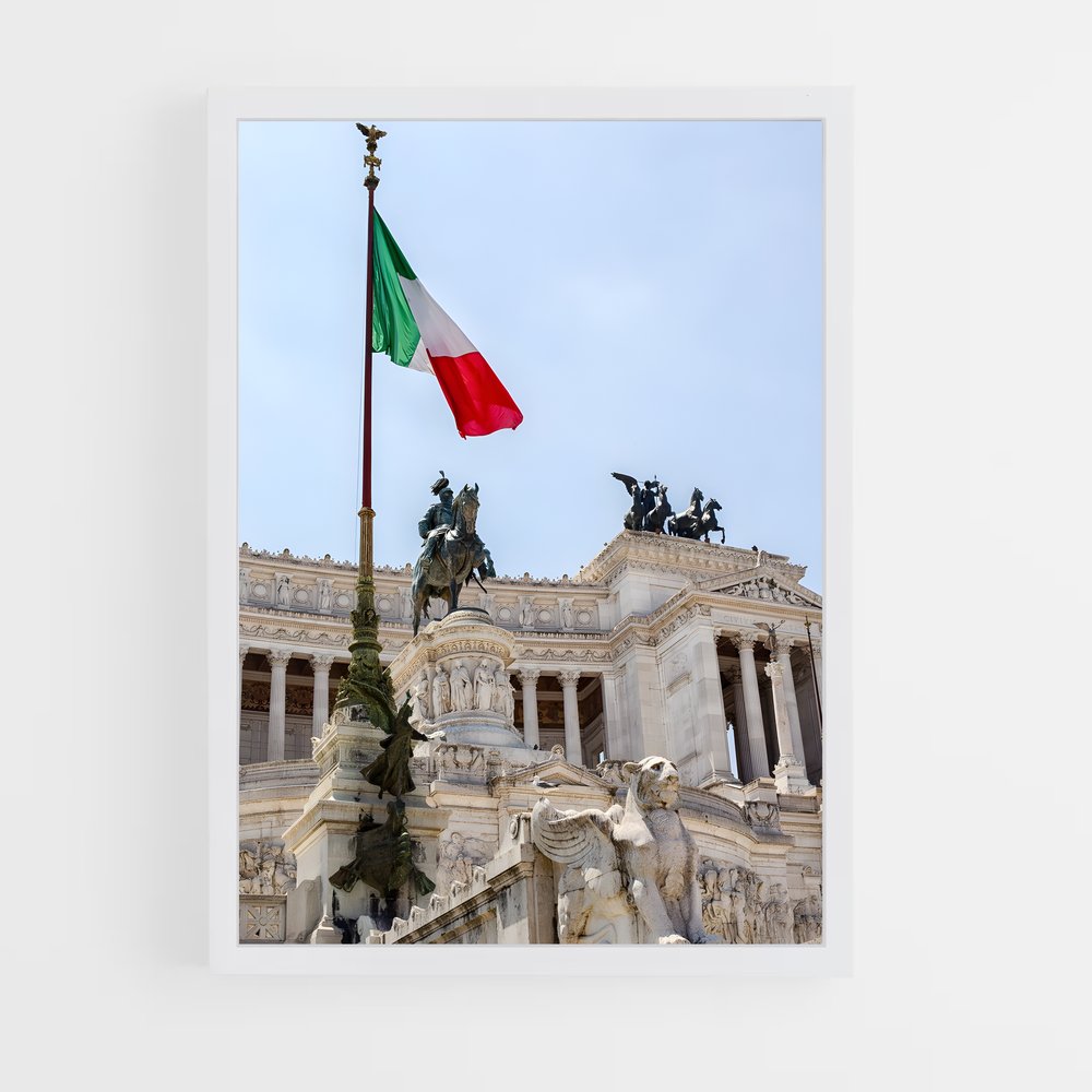 italia-2 cadre Blanc