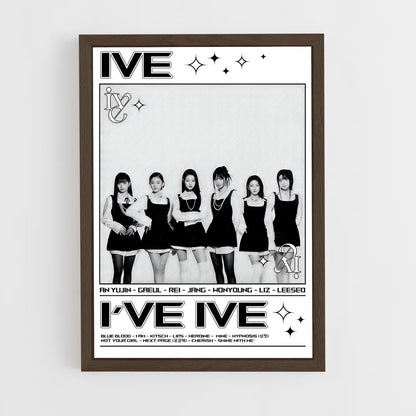 ive-10 cadre Bois foncé