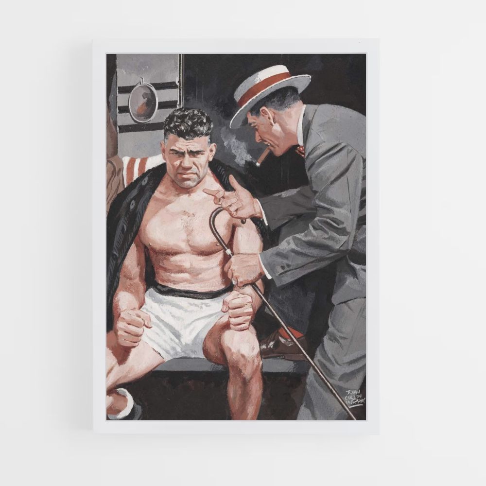 Poster Jack Dempsey Muskel