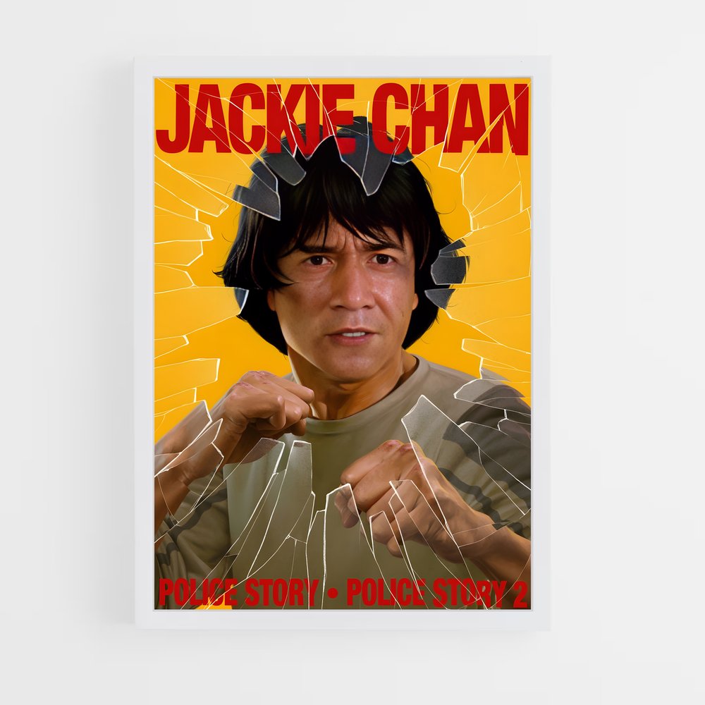 jackie-chan-5 cadre Blanc