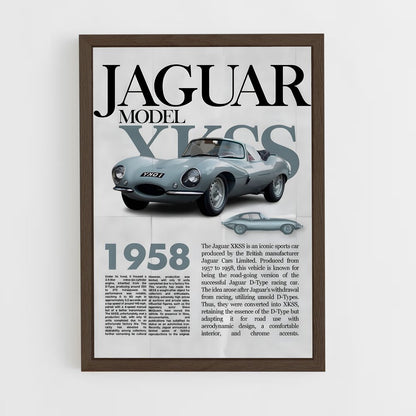 jaguar-4 cadre Bois foncé