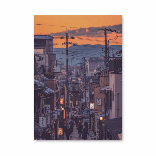 Japanisches Stadtplakat