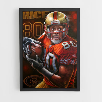 jerry-rice-9 cadre Noir