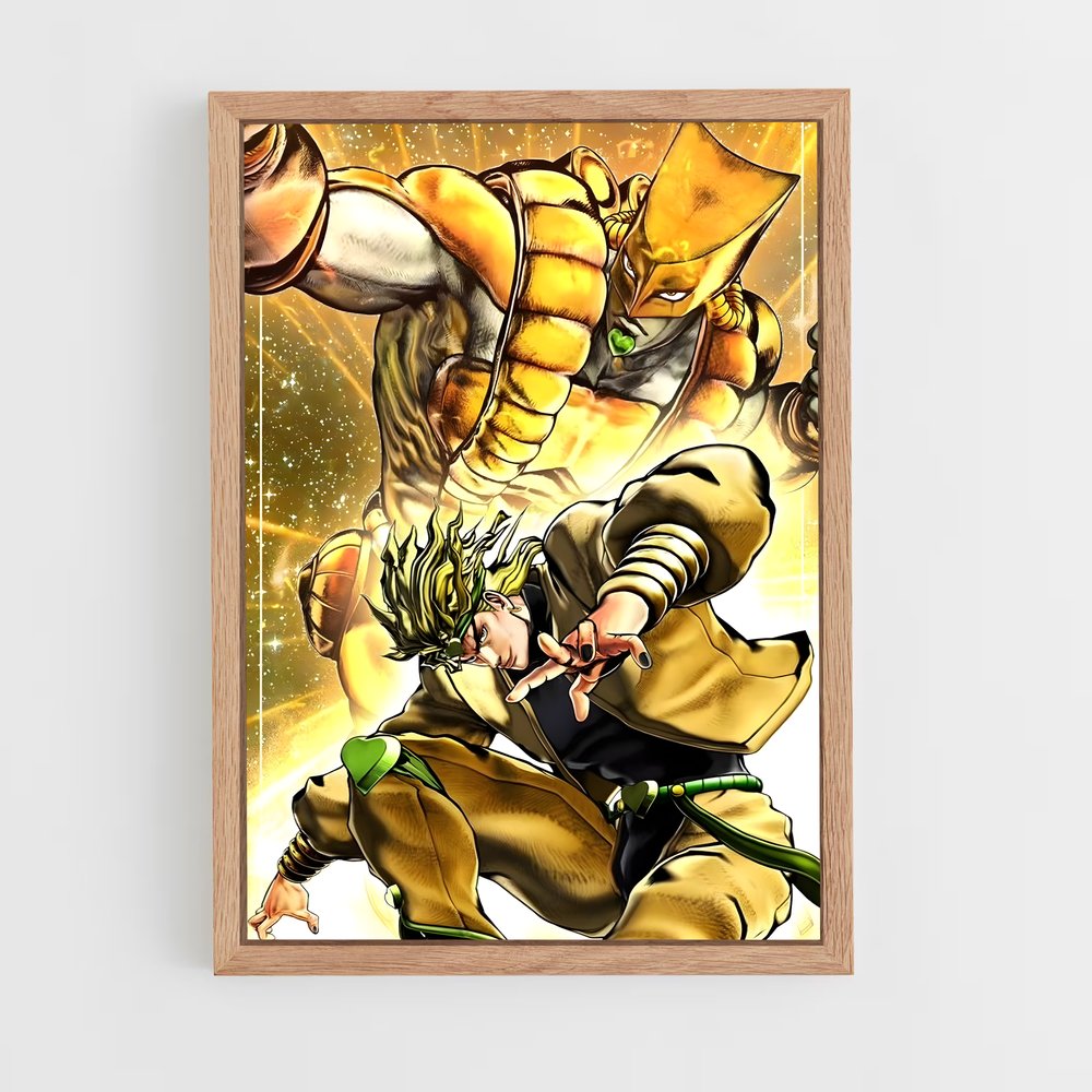 jojo-bizarre-adventure-23 cadre Bois clair