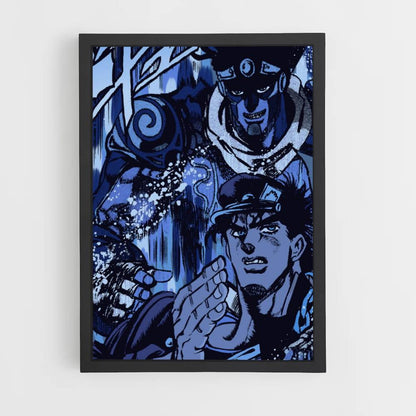 Poster Jotaro Blau