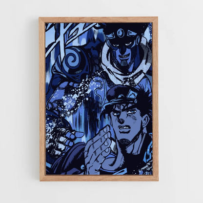 Poster Jotaro Blau