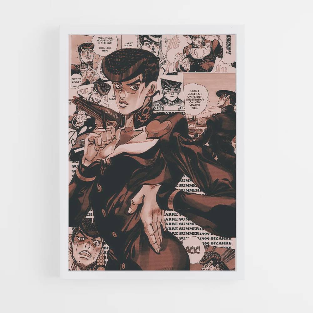 Poster Josuke Higashikata