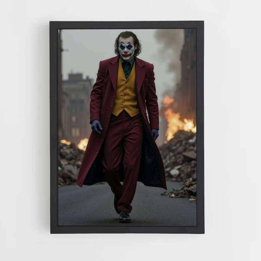 Poster Joker-Kostüm