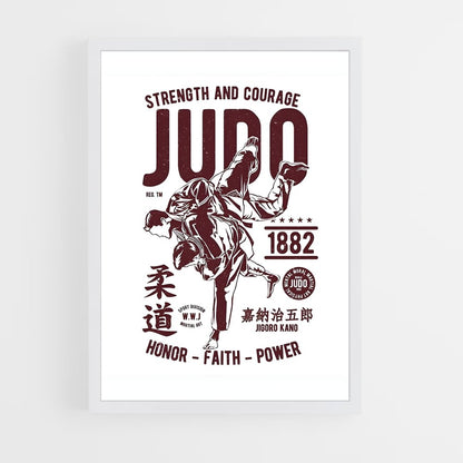 judo-3 cadre Blanc