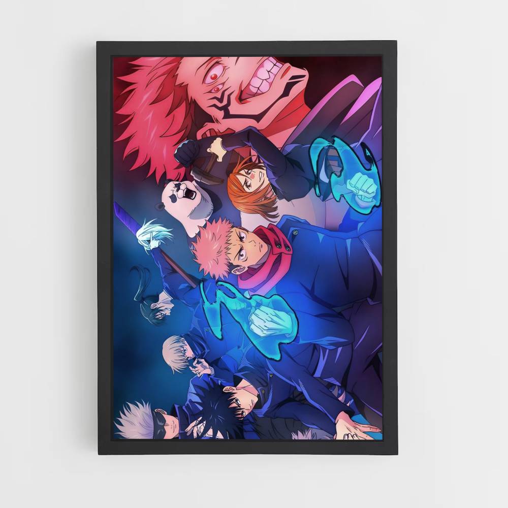 Poster Jujutsu Kaisen Kampf