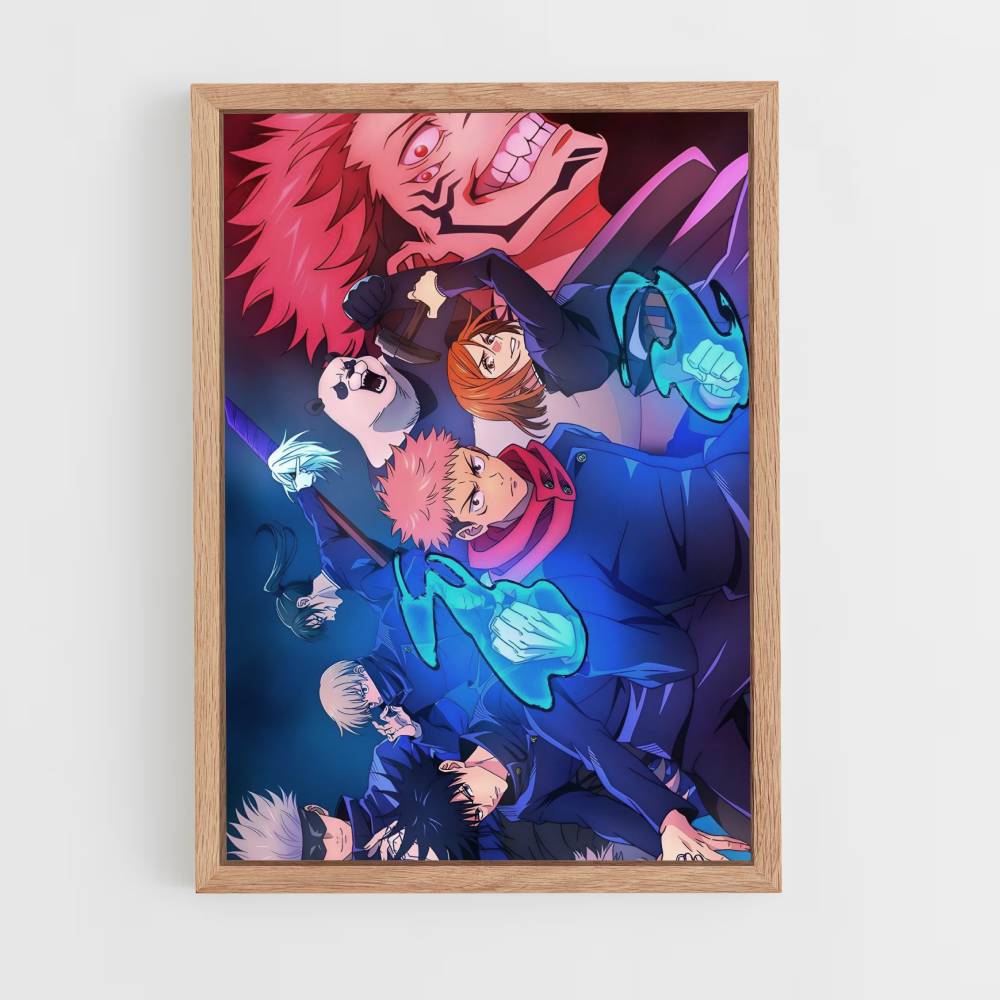 Poster Jujutsu Kaisen Kampf