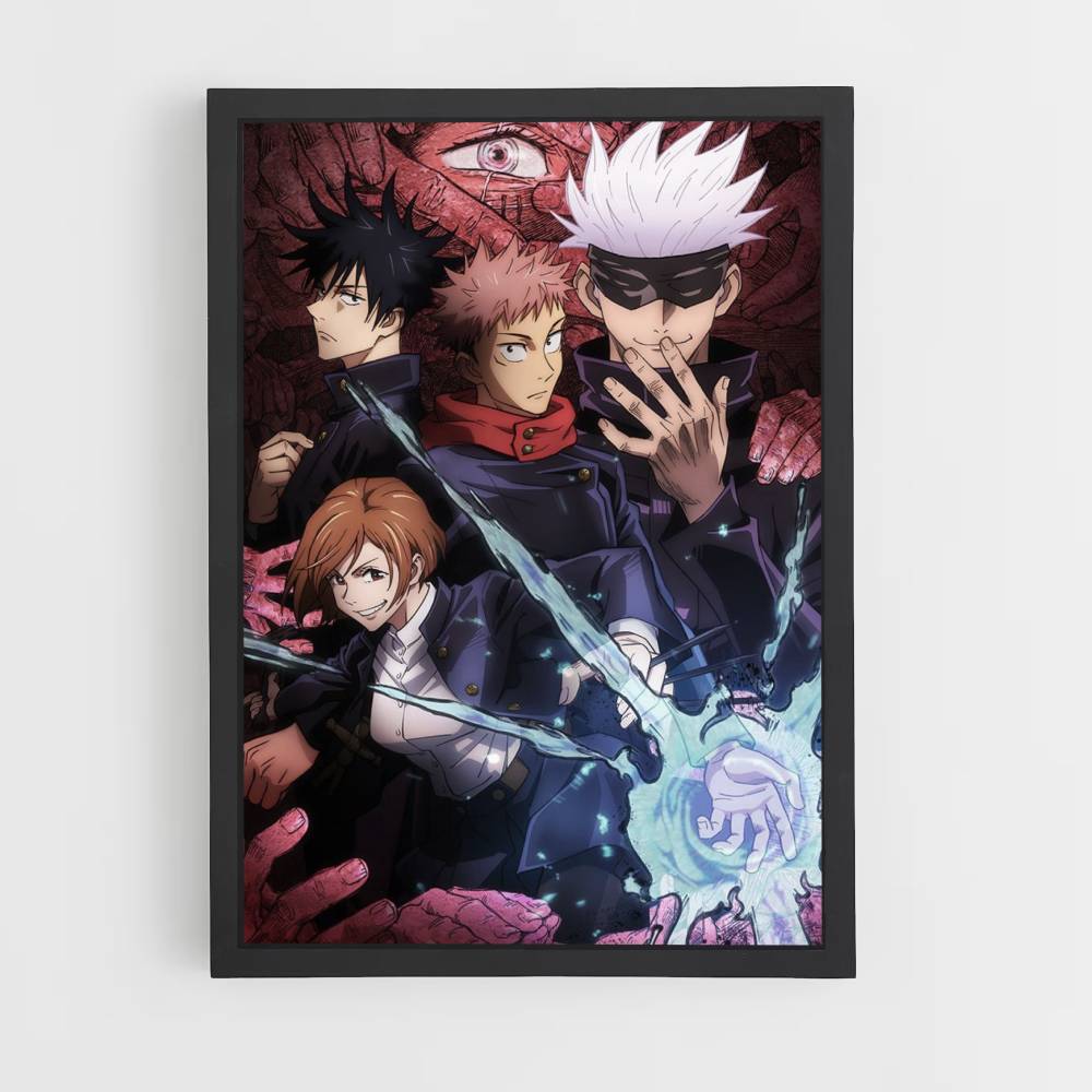 Jujutsu Kaisen Team-Poster