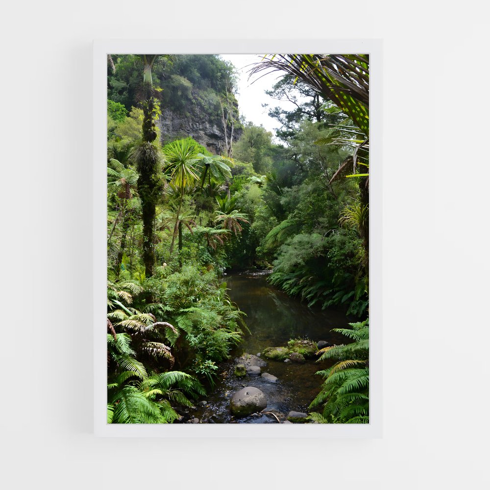 jungle-7 cadre Blanc