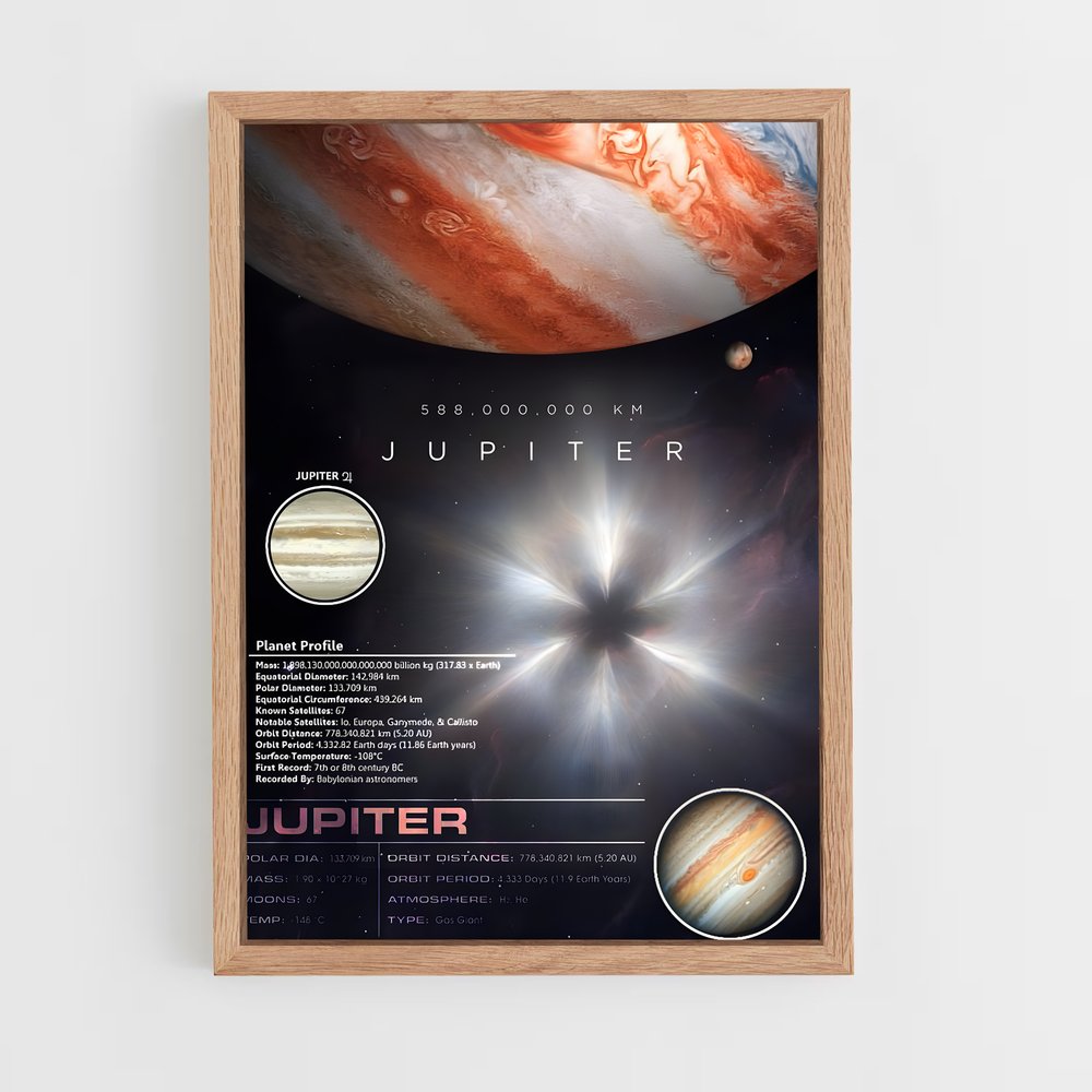 jupiter-12 cadre Bois clair