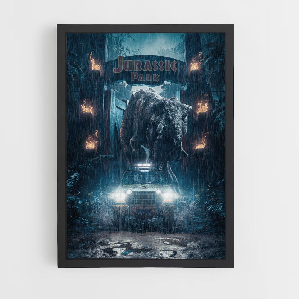 Poster Jurassic Park Eingang