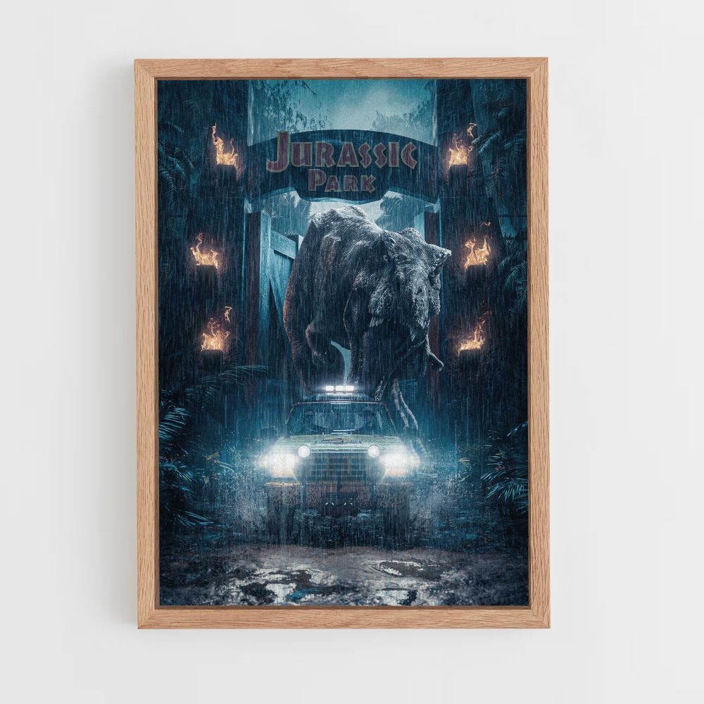 Poster Jurassic Park Eingang