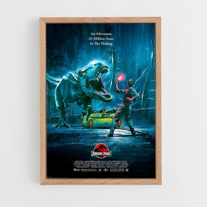 jurassic-park-14 cadre Bois clair