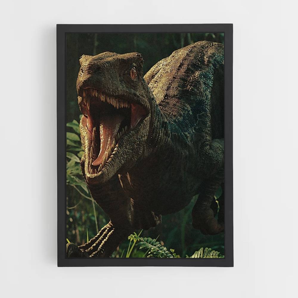 Raptor-Zähne-Poster