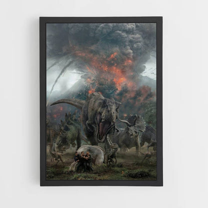 Poster Dinosaurier-Apokalypse