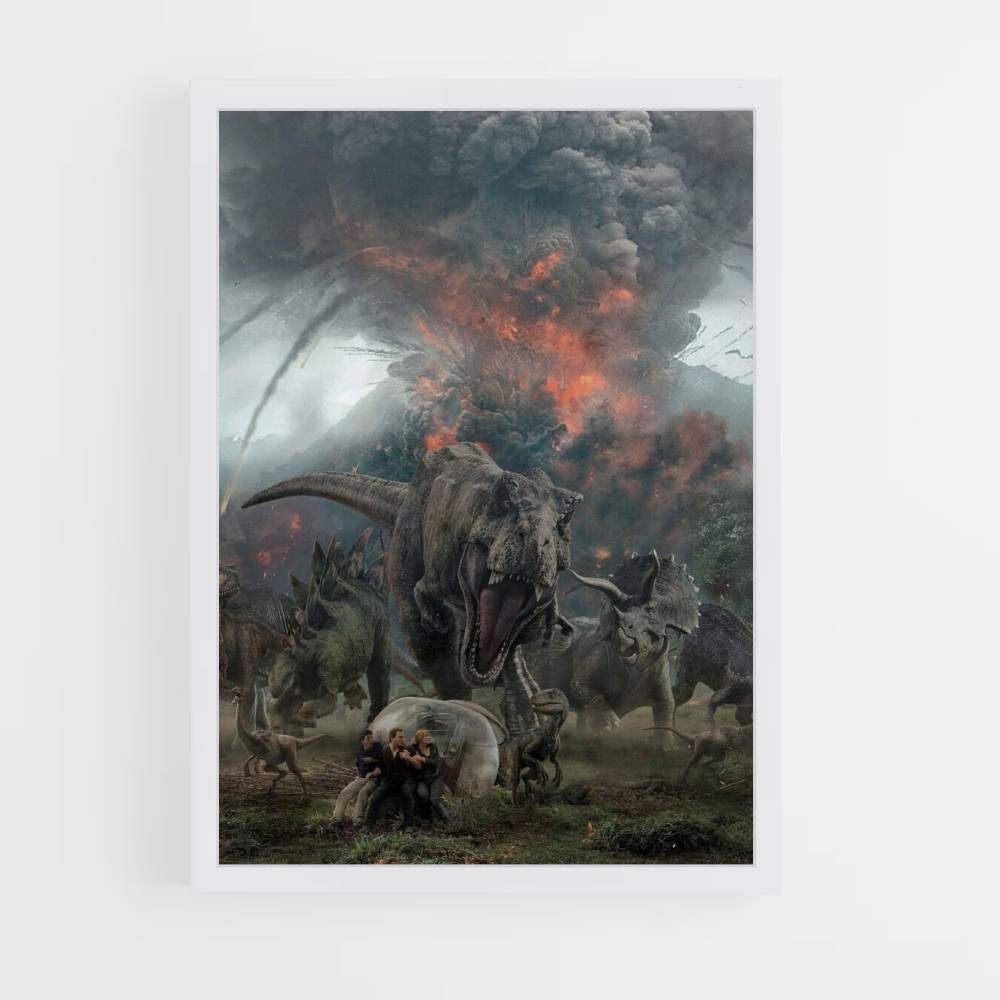 Poster Dinosaurier-Apokalypse