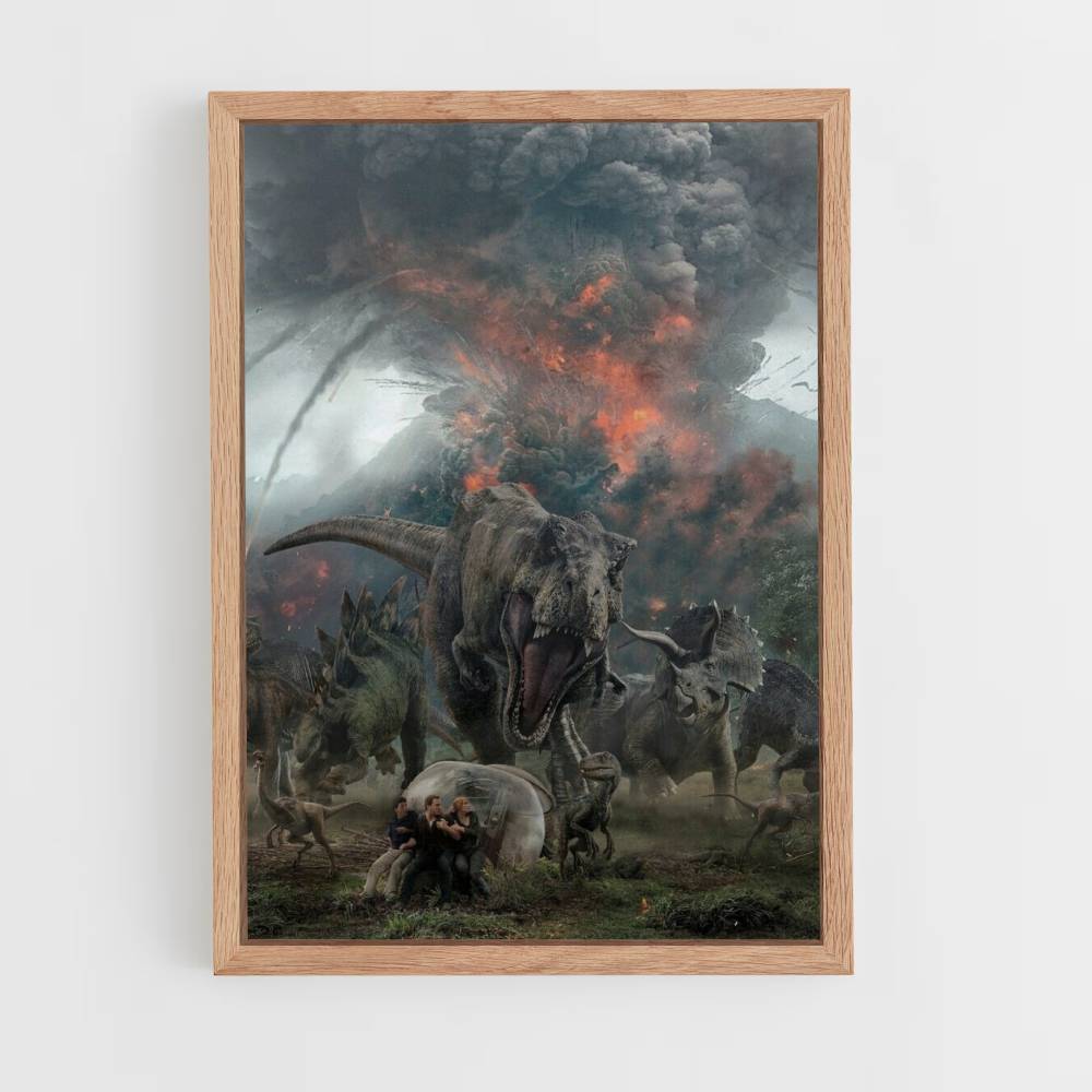 Poster Dinosaurier-Apokalypse