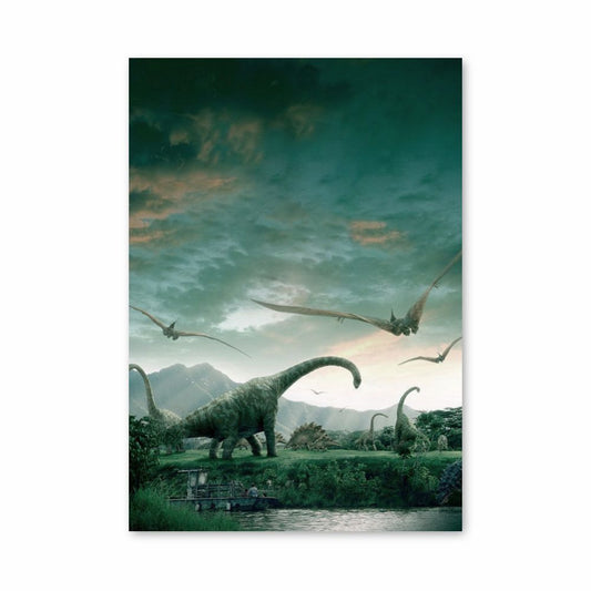 Poster Jurassic Park Landschaft