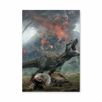 Poster Jurassic Park Vulkan