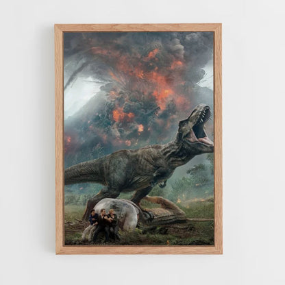 Poster Jurassic Park Vulkan