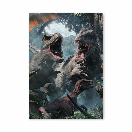 Poster Jurassic Park Dinosaurier