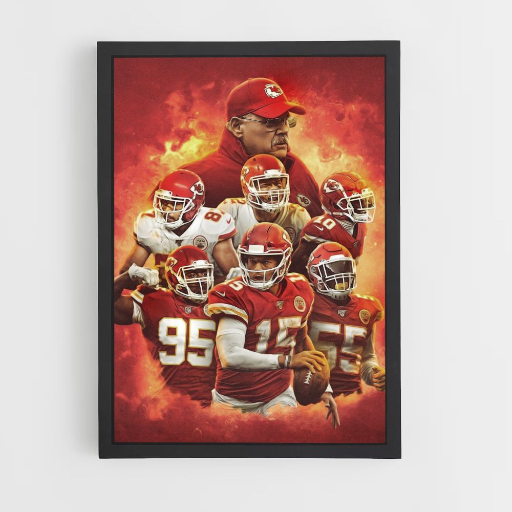 Poster des Kansas City Chiefs-Teams