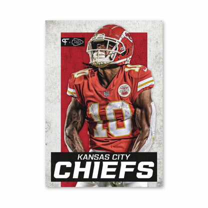 Poster Kansas City Chiefs Rot