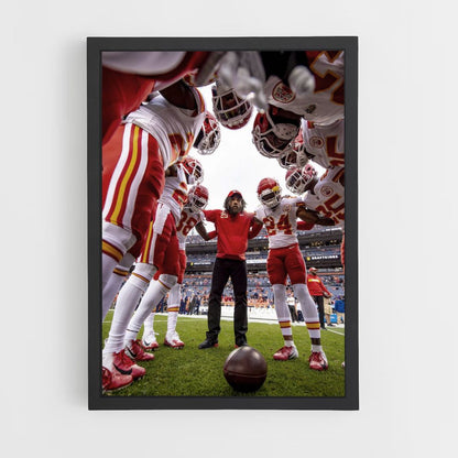 Poster US Football KC Chiefs